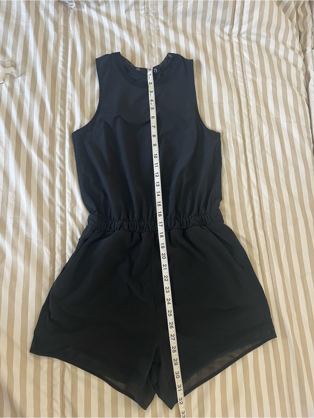 🖤 Zella Black Athletic Romper | XS | Athleisure Activewear Quick-drying - Picture 9 of 16